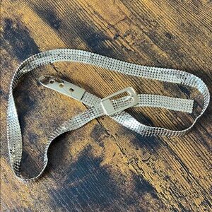 Vintage gold tone Mesh Belt, 30 inches